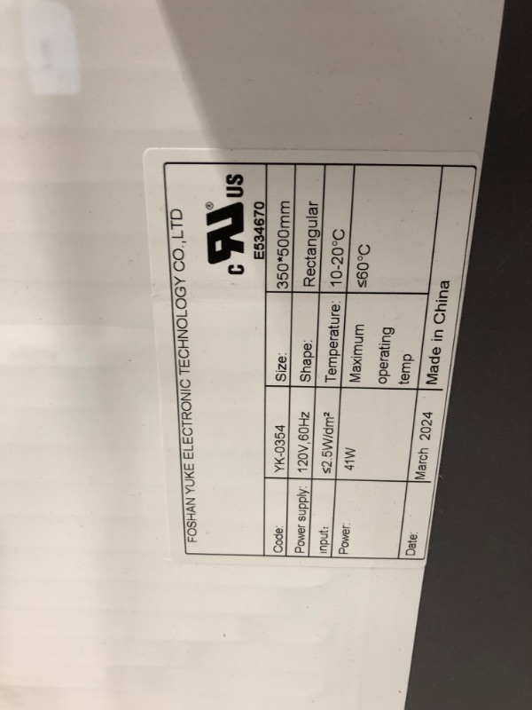 Photo 1 of ***USED - POWERS ON - UNABLE TO TEST FURTHER***
Amorho LED Bathroom Mirror 40''x 30'' with Front and Backlit, Stepless Dimmable Wall Mirrors with Anti-Fog, Shatter-Proof, Memory, 3 Colors, Double LED Vanity Mirror (Horizontal/Vertical)