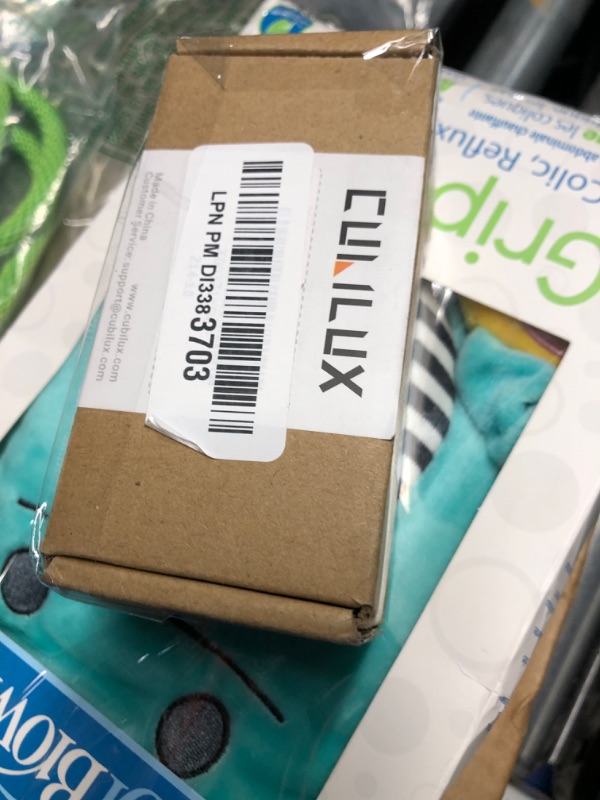 Photo 1 of Cubilux 4-Channel 3.5mm Audio Mixer, Ultra-Low-Noise Mini Audio Mixer for Sub-Mixing, 1/8 TS/TRS Input, Stereo Switcher Suitable for Guitars, Bass, Keyboards