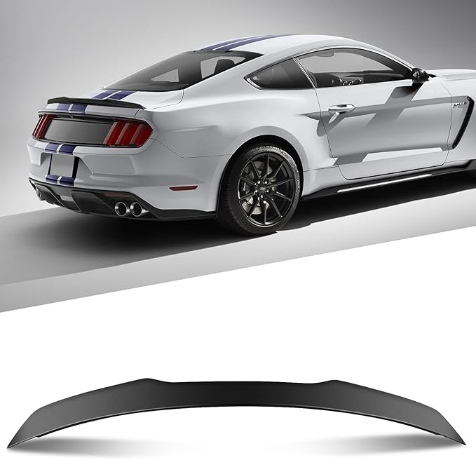 Photo 1 of SCITOO Spoiler Wing Fits for 2015-2020 for Ford Mustang Matte Black Ducktail Style Rear Trunk Spoiler Wing