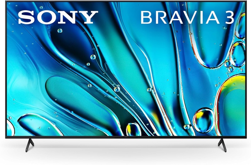 Photo 1 of Sony 75-Inch Class 4K Ultra HD BRAVIA 3 LED Smart TV with Google TV, Dolby Vision HDR, and Exclusive Features for PlayStation®5 (K-75S30), 2024 Model