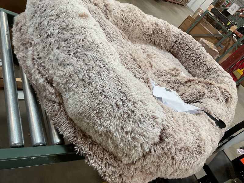 Photo 3 of ***picture for reference, actual bed is different color
Human Dog Bed, 71''x45''x12'' Size Fits You and Pets, Washable Faux Fur Dog Bed for People Doze Off, Napping Orthopedic Dog Bed, Present Plump Pillow, Blanket, Strap