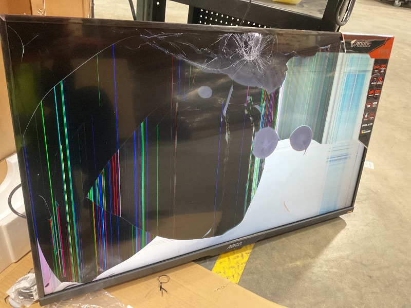 Photo 1 of Gigabyte AORUS FV43U 43" 144Hz 2160p HBR3, NVIDIA G-SYNC Compatible, Exclusive Built-in ANC, 3840x2160 Display, 1ms Response Time, HDR, 96% DCI-P3, 1 DisplayPort 1.4, 2 HDMI 2.1, 2 USB 3.0, 1 USB C