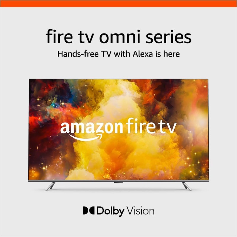 Photo 1 of Amazon Fire TV 65" Omni Series (newest model), 4K UHD smart TV with Dolby Vision, hands-free with Alexa