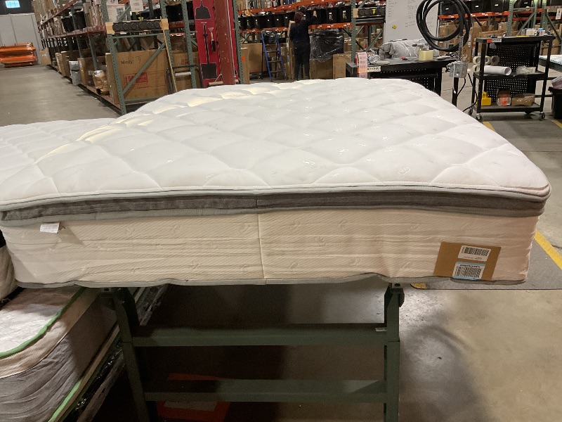 Photo 3 of ***mattress got dirty during processing and handling, does have a removable/washable cover 
Novilla Queen Mattress, 12 Inch Hybrid Mattress Queen with Comfort Foam,Innerspring Pillow Top Queen Mattress in a Box, Queen Size Mattress for Pressure & Pain Rel