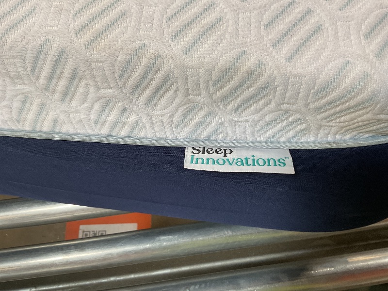 Photo 4 of ***mattress got dirty during processing and handling , does have a removable/washable cover 
Sleep Innovations Shiloh 14 Inch Memory Foam Mattress, Queen Size, Bed in a Box, Cradling Medium Support