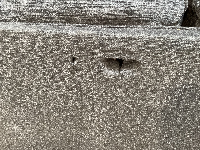 Photo 4 of ***love seat has holes
Fabric Loveseat