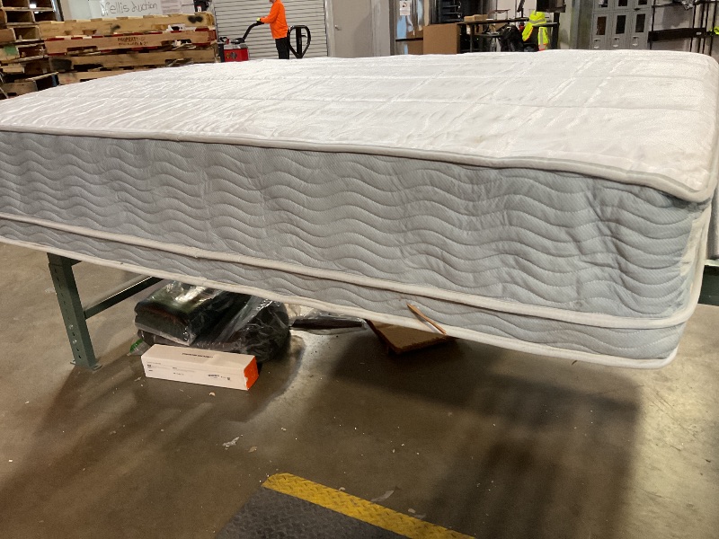 Photo 2 of ***mattress go dirty during processing and handling 
ZINUS 12 Inch Cooling Comfort Support Hybrid Mattress [New Version], Full, Fiberglass Free, Medium Plush, Cooling Motion Isolation, Certified Safe Foams & Fabric, Mattress in A Box