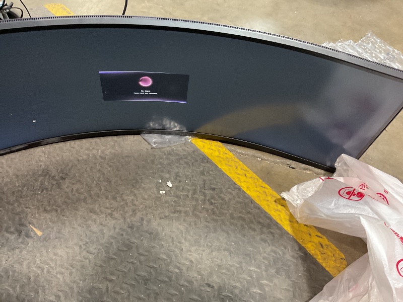 Photo 1 of LG 49" UltraGear DQHD (5120x1440) Curved Gaming Monitor, 240Hz, 1ms, VESA DisplayHDR 1000, HDMI 2.1, DisplayPort, 4-Pole HP Out DTS HP:X, AMD FreeSync Premium Pro, Tilt/Swivel/Height Stand, Black
