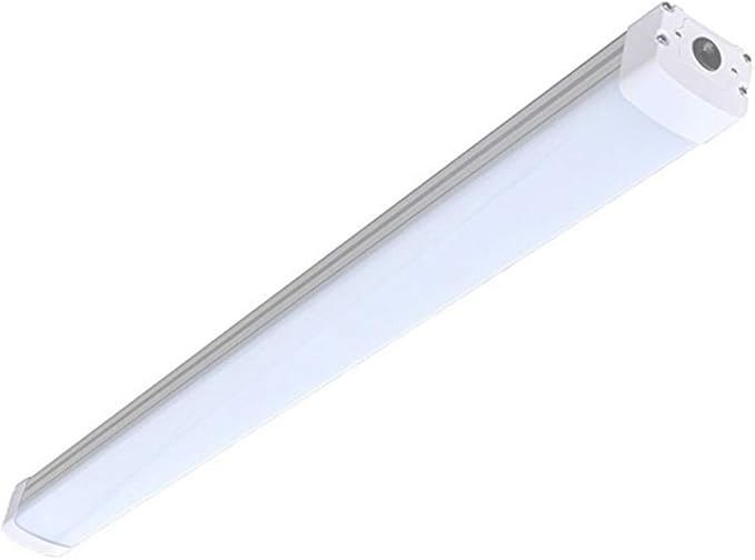 Photo 1 of 4ft 40W LED Tri-Proof Light Vapor Fixture[60-120W Fluorescent Equivalent] Water-Proof Dust-Proof Damp-Proof Pressure-Proof Lamp 5000lm 5000k Daylight UL DLC Lighting Facts 