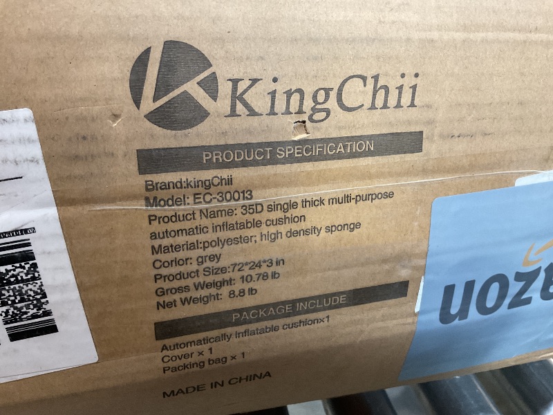 Photo 2 of KingChii CertiPUR-US 3'' Thick Memory Foam Camping Mattress Topper