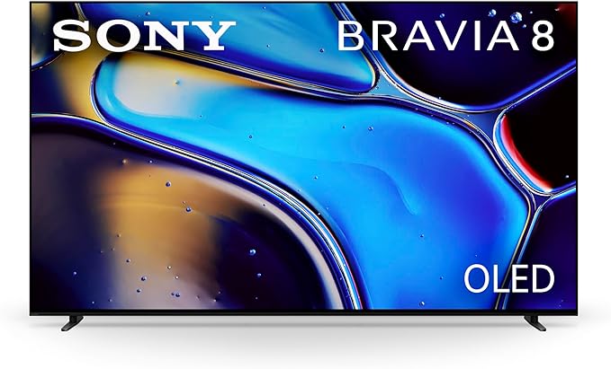 Photo 1 of Sony 65 Inch OLED 4K Ultra HD TV BRAVIA 8 Smart Google TV with Dolby Vision HDR and Exclusive Features for PlayStation 5 (K-65XR80), 2024 Model