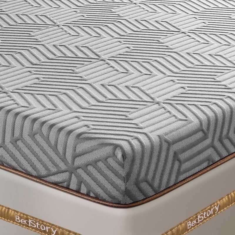 Photo 1 of BedStory Firm Mattress Topper Queen - 3 Inch Memory Foam Mattress Topper - High Density Foam Bed Toppers for Back Pain Relief