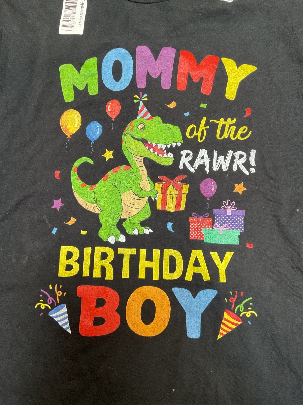 Photo 1 of HOUSE_BRAND Female 2XL black (MOMMY OF THE RAWR! BIRTHDAY BOY)