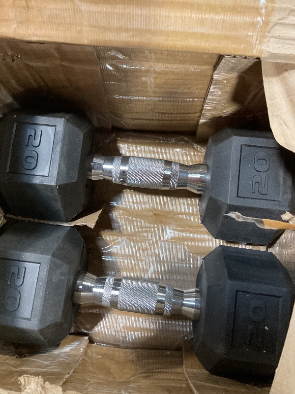 Photo 3 of CAP Barbell Hex Dumbbells, 5LBSx2 20LBSx2 