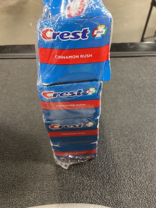 Photo 3 of Crest Plus Complete + Whitening Cinnamon Rush Expressions 5.4 oz (4 Pack) 5.4 Ounce (Pack of 4)