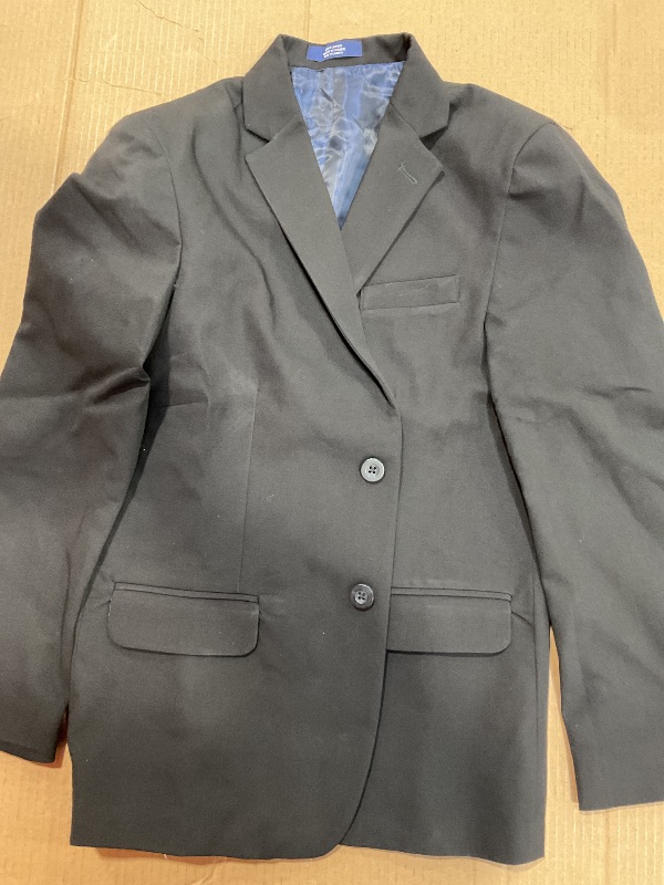 Photo 3 of BOYS BLACK IZOD BLAZER JACKET SPORT SUIT COAT SIZE 14 2 BUTTON POLY/RAYON/SPAN