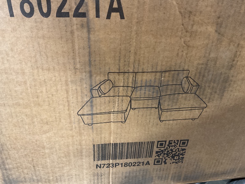 Photo 3 of *ONLY BOXES 1 & 2 OF 3*
Modular Sectional Couches for Living Room,Oversized Comfy U-Shaped Sofa Couch Set with Chaise Storage, Chenille Fabric & Ottoman,Large Upholstered Sectional Sofa for Bedroom,Apartment, COLOR OFFWHITE
*PICTURE ONLY USED AS REFERENCE