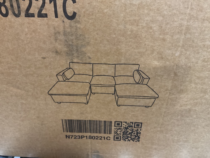 Photo 2 of Modular Sofa, Sectional Couch U Shaped Sofa with Storage, Memory Foam, 6 Seat Sectionals Chaise for Living Room
*PICTURE ONLY USED AS REFERENCE/ STYLE AND COLOR MAY VARY*
*ONLY 2 BOXES*
*MAY NOT BE A COMPLETE SET*
