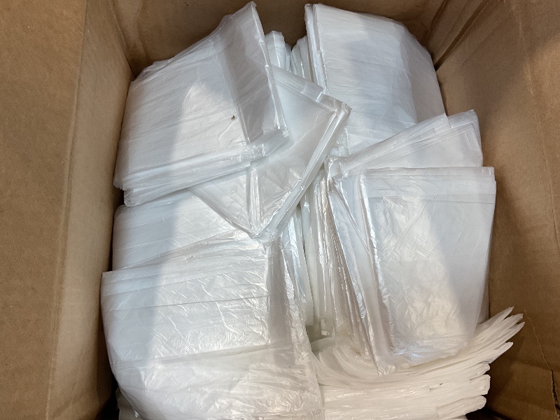 Photo 2 of Teling 150 Pcs Sauna Bag Plastic Sheeting for Body Wrap 47 x 83 Inch Applied Inside a Far Infrared Sauna Bag Disposable Body Wraps Thicken Sauna Blanket Liners Sauna Accessories