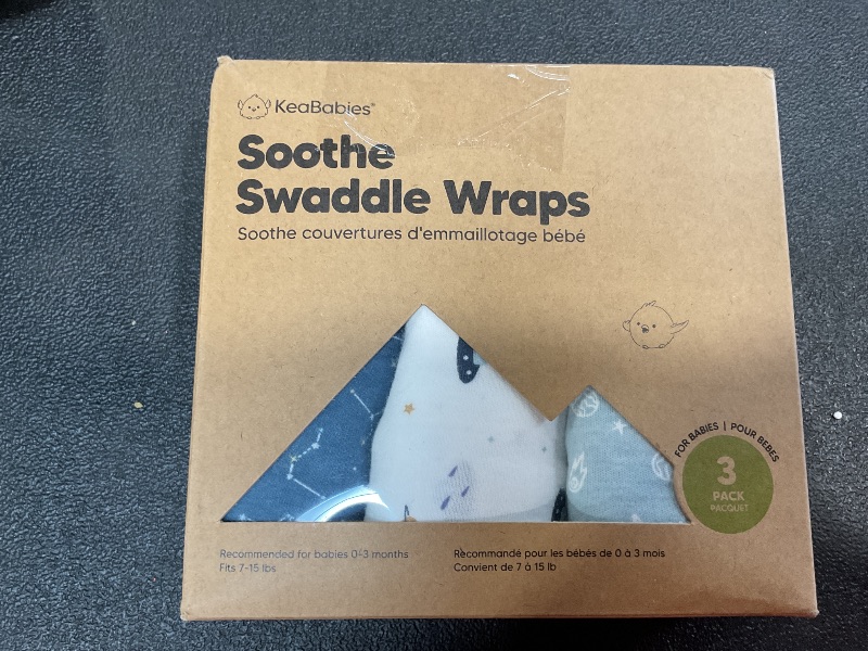 Photo 2 of 3-Pack Organic Baby Swaddle Sleep Sacks - Newborn Swaddle Sack, Ergonomic Baby Swaddles 0-3 Months, Swaddles for Newborns, Baby Sleep Sack, Baby Swaddle Blanket Wrap, Baby Essentials (Galaxy)