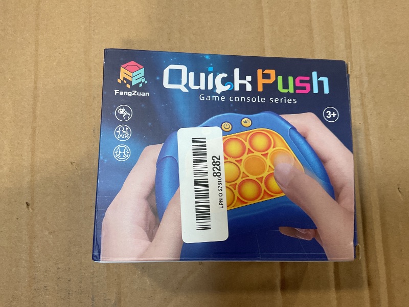 Photo 2 of Intoypad Pop The Target! Handheld Speed Pushing Game Machine: A Fun Multiplayer Game for Family. Fidget Game Toy for 6 7 8 9 10 11 12 Years Old Blue