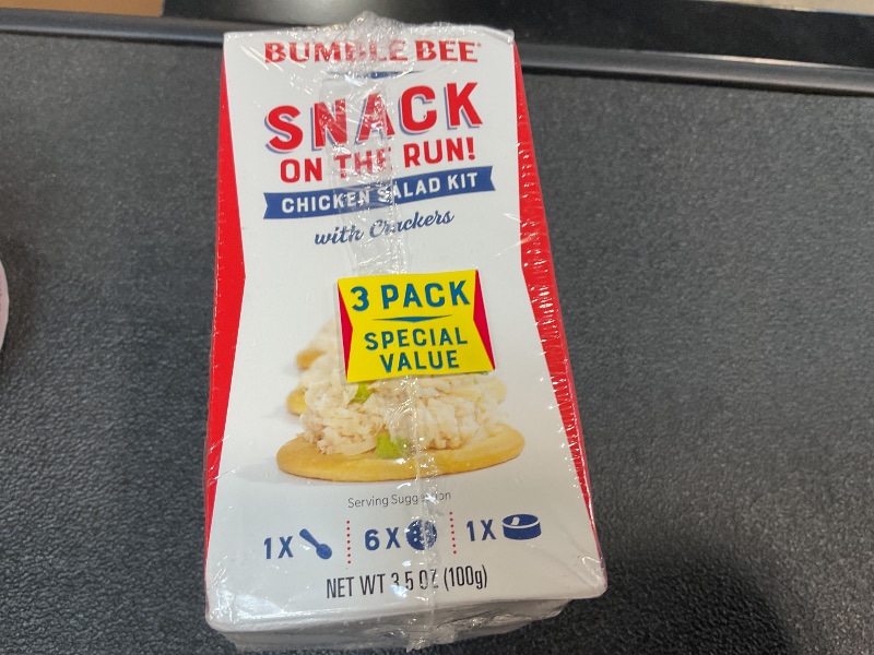 Photo 1 of Bumble Bee Chicken Salad Snack on the Run - 10.5oz/3ct