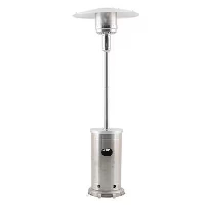 Photo 1 of *MISSING HARDWARE* Master Forge 48000-BTU Stainless Steel Stainless Steel Floorstanding Liquid Propane Patio Heater