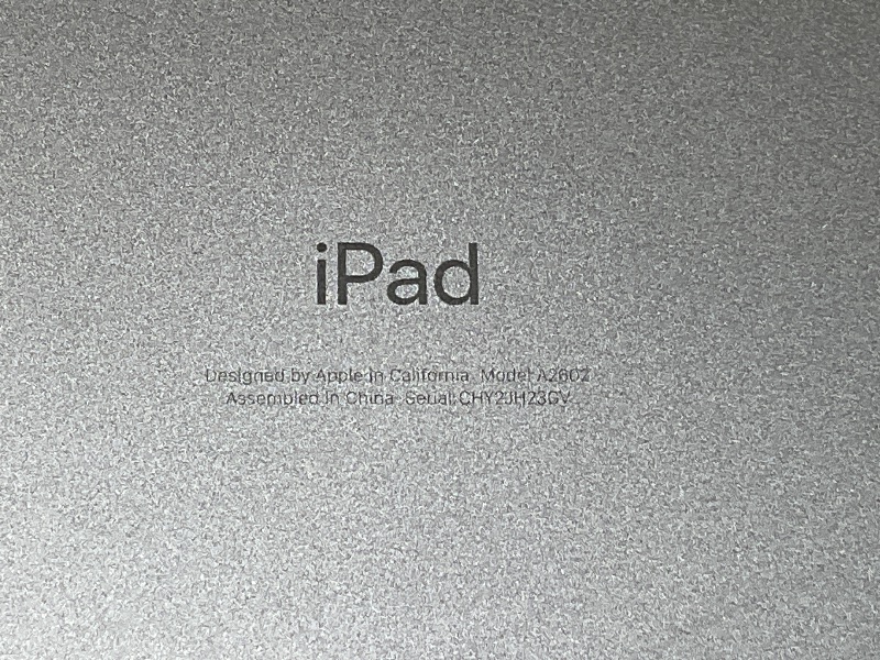 Photo 4 of Apple iPad (9th Generation): with A13 Bionic chip, 10.2-inch Retina Display, 64GB, Wi-Fi, 12MP front/8MP Back Camera, Touch ID, All-Day Battery Life – Space Gray