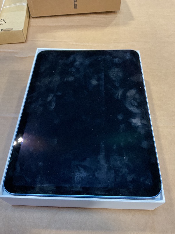 Photo 4 of Apple iPad (10th Generation): with A14 Bionic chip, 10.9-inch Liquid Retina Display, 64GB, Wi-Fi 6, 12MP front/12MP Back Camera, Touch ID, All-Day Battery Life – Blue