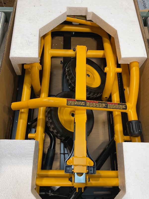 Photo 3 of **FOR PARTS ONLY**DEWALT 32-1/2 in. x 60 in. Rolling Miter Saw Stand with 300 lbs. Capacity DWX726 *MISSING INSTRUCTIONS*