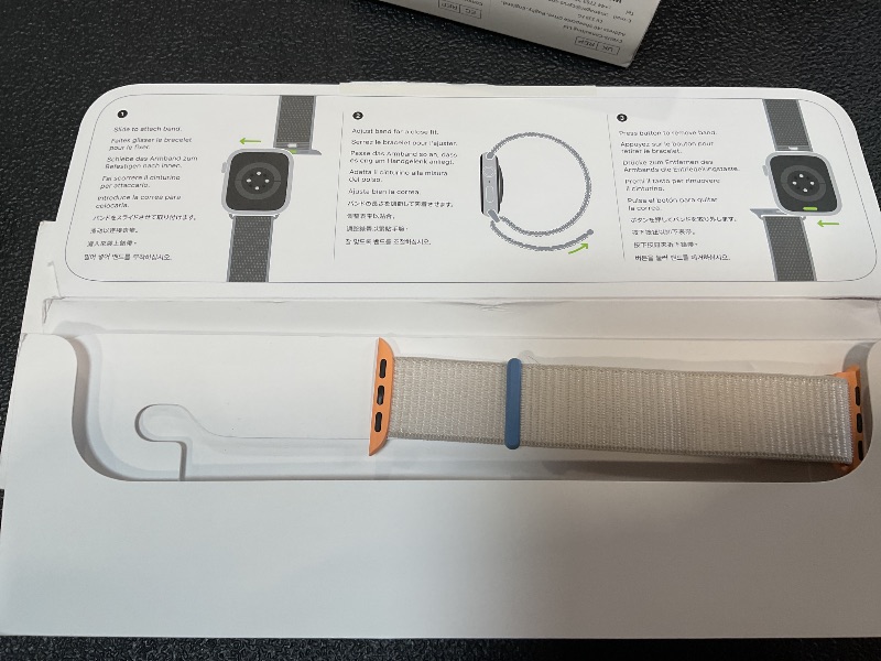 Photo 1 of **FOR PARTS ONLY** Apple Watch SE (2nd Gen) [GPS + Cellular 40mm] Smartwatch with Starlight Aluminum Case with Starlight Sport Loop. Fitness & Sleep Tracker, Crash Detection, Heart Rate Monitor, Carbon Neutral