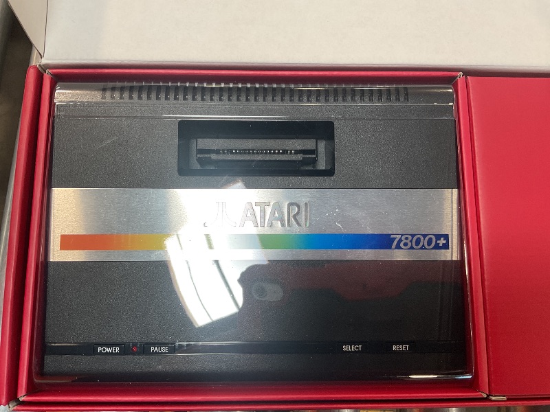 Photo 2 of *MISSING POWER CORD AND HDMI* Official Atari 7800+ Console & Wireless Controller - HDMI Output