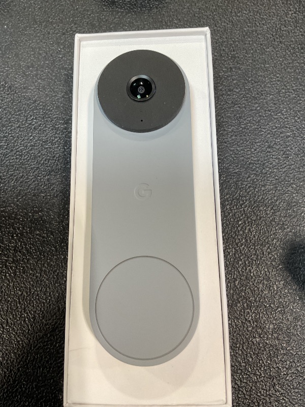 Photo 2 of Google Nest Doorbell - (Wired, 2nd Gen) - Wired Video Doorbell Camera - Doorbell Security Camera - Ash