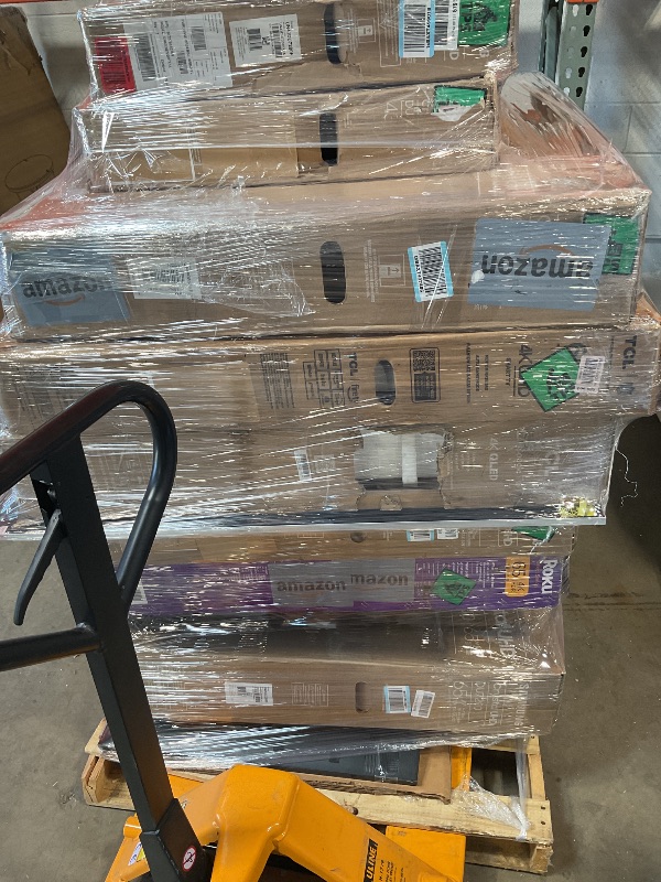 Photo 1 of **PALLET OF NON FUNCTIONING TVs** 73” X 41.5” X “63 11 Items ***FINAL SALE….NO RETURNS*** WILL NEED TRUCK FOR PICKUP**