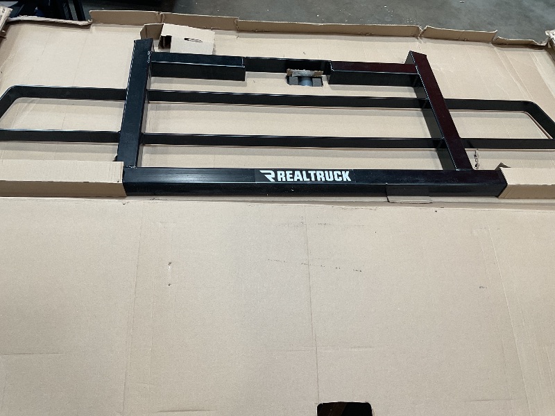 Photo 2 of **MOUNTING HARDWARE NOT INCLUDED** RealTruck Backrack Original Shortened Frame Only | Black, No Drill | 15024 | Fits 2007-2018 Chevrolet/GMC Silverado/Sierra 1500; 2007-2019 Silverado/Sierra 2500/3500 HD; 2004-2025 Ford F-150 & Others