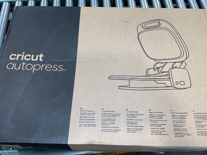 Photo 2 of **FACTORY SEALED** Cricut Autopress Heat Press Machine (15in x 12in) -Commercial-Grade for HTV, Iron On, Infusible, & Sublimation Projects, White