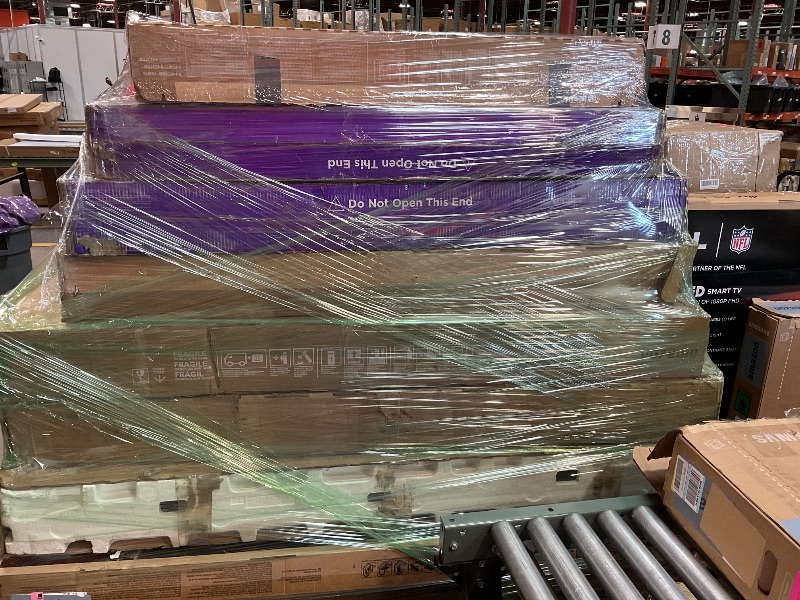 Photo 2 of **PALLET OF NON FUNCTIONING TVS** 73” X 41.5” X “63 10 ITEMS ***FINAL SALE….NO RETURNS*** WILL NEED TRUCK FOR PICKUP**