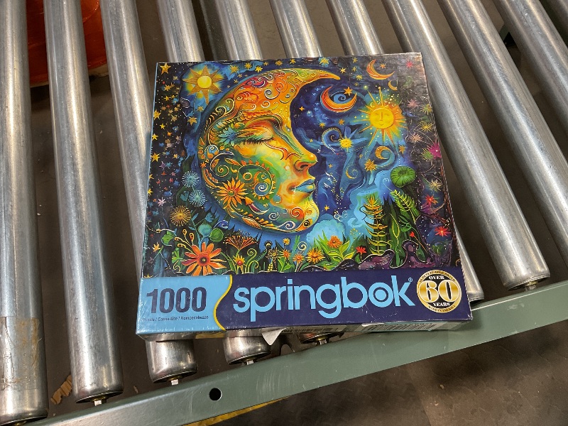 Photo 2 of Springbok's Blue Moon 1000 Piece Puzzle for Adults by Artist Claudia McKinney is a Fun and Vivid Image to Challenge You