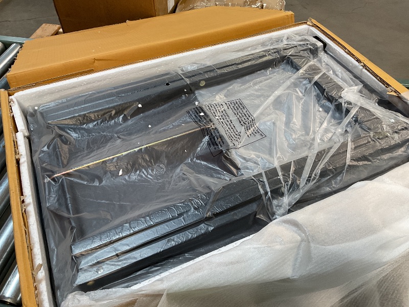 Photo 1 of Winsome Brienda Foldable Snack Table Set with Flip Top and Storange Rack, Set of 4 Tables, Solid Wood Coffee Finish - Mobile and Versatile