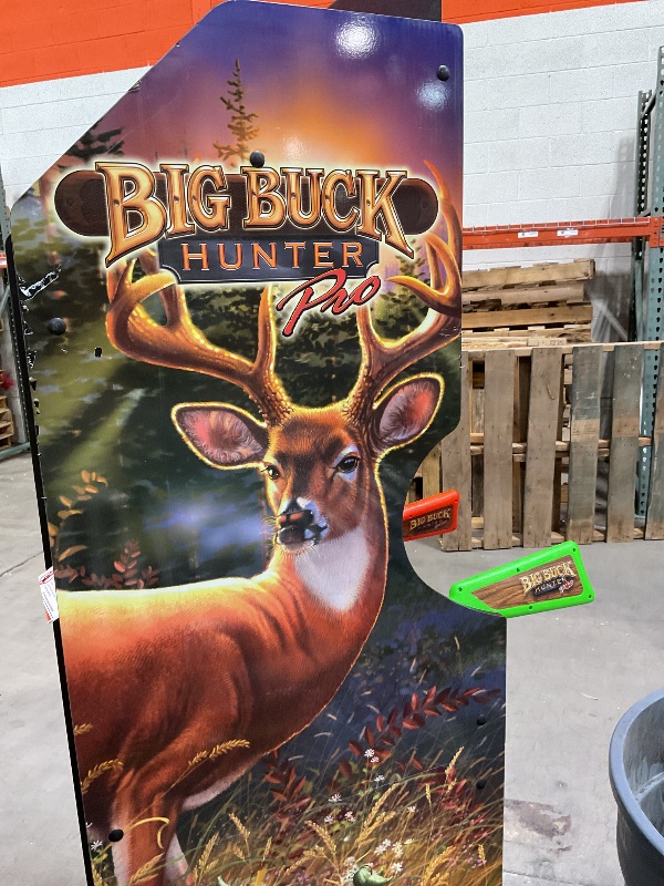 Photo 5 of Arcade1Up Big Buck Hunter Pro Deluxe Arcade Machine for Home, 5-Foot-Tall Stand-up Cabinet, 4 Classic Games, and 17-inch Screen this thing will turn on but something’s wrong with it. I can’t get it to play. I just cycles through the menu when you hit the 