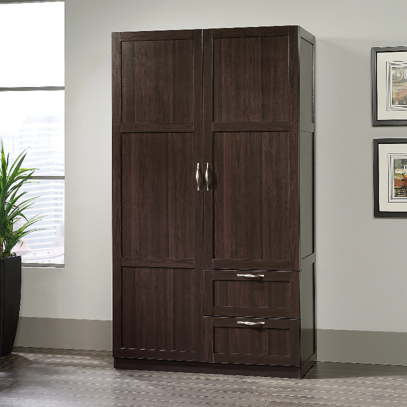 Photo 1 of **BOX 2 OF 2** Sauder® Select Storage Wardrobe Cabinet, 71-1/8"H x 40"W x 19-1/2"D, Cinnamon Cherry
**BOX 2 OF 2** 