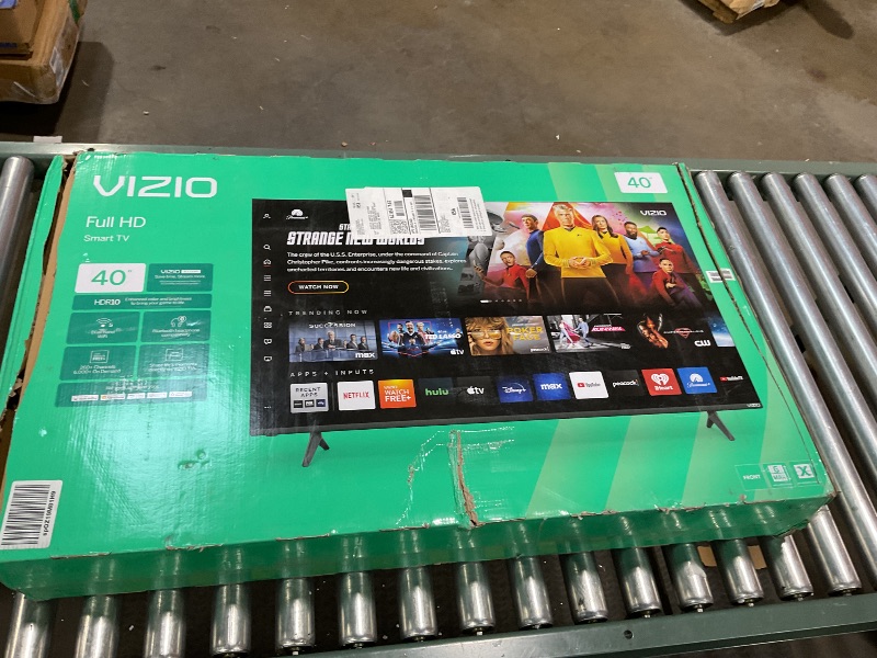 Photo 2 of **PARTS ONLY** VIZIO 40-inch Full HD 1080p Smart TV with DTS Virtual: X, Alexa Compatibility, Google Cast Built-in, Bluetooth Headphone Capable, (VFD40M-08 New) **PARTS ONLY**