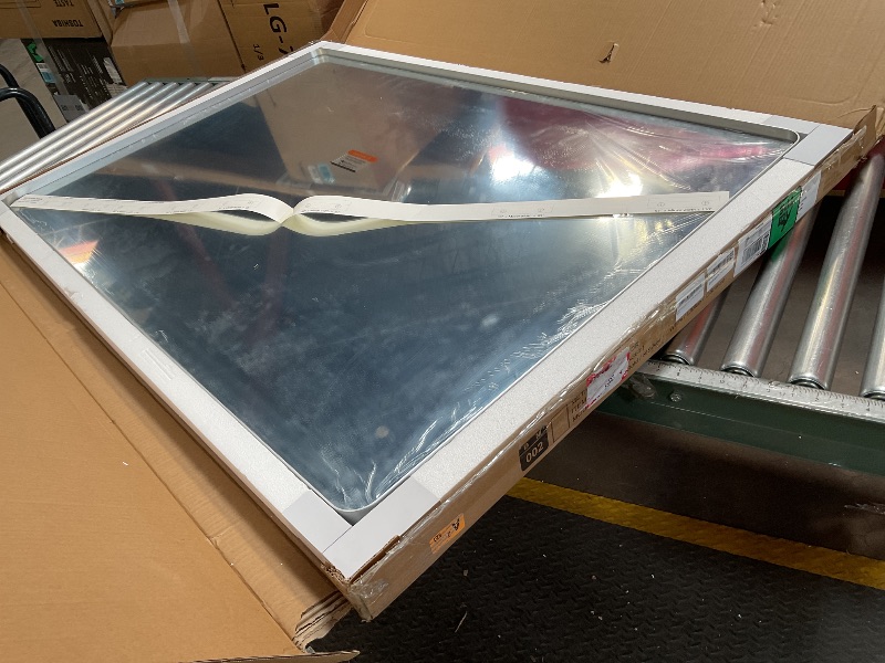 Photo 3 of **used**tetote 55x36 inch mirror metal frame silver
