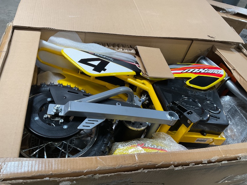 Photo 2 of Razor MX650 Dirt Rocket Electric Motocross Off-road Bike - Yellow