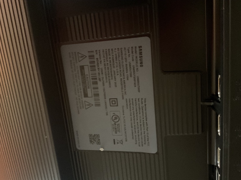 Photo 1 of 65” Class DU7200 Series Crystal UHD 4K Smart Tizen TV (2024)