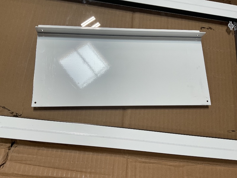 Photo 1 of **MISSING HARDWARE**PetSafe Doggy Door for Sliding Glass Doors, Adjustable Height 75 7/8" to 81", No-Cut DIY Install, Aluminum Panel, Ideal for Renters, for Large Dogs Up to 100 lb., (White, Large)