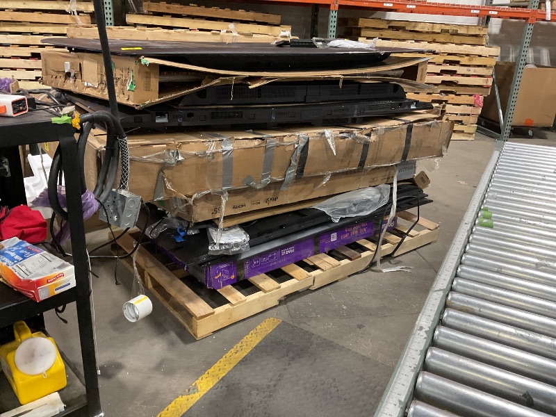 Photo 1 of FULL PALLET OF INCOMPLETE SETS
SOLD AS IS
Not refundable 
TVs 
