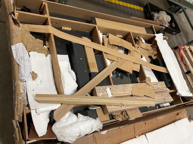 Photo 1 of GoSports 8 ft Pool Table with Wood Finish - Modern Billiards Table with 2 Cue Sticks, Balls, Rack, Felt Brush and Chalk - Choose Your Style **SEE NOTES**