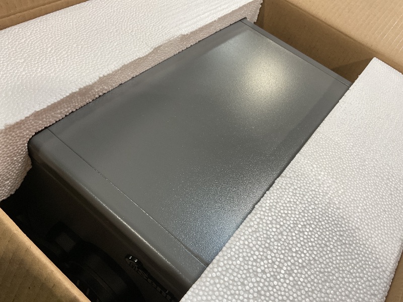 Photo 1 of SentrySafe Black Fireproof Safe with Digital Push Button Keypad, Home Safe For Money, Documents, and other Valuables, 1.23 Cubic Feet, SF123ES