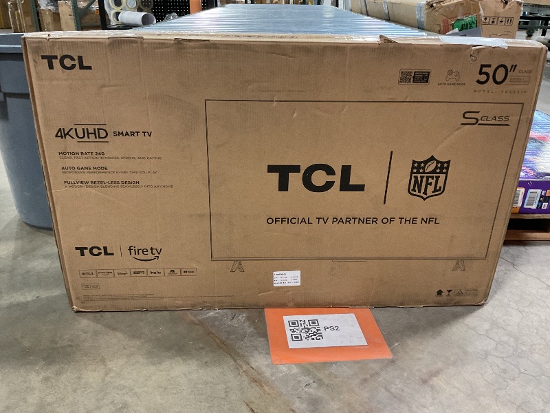 Photo 2 of *FORM PARTS ONLY* 
TCL 50-Inch Class S5 UHD 4K LED Smart TV with Fire TV (50S551F, 2024 Model), Dolby Vision, HDR PRO+, Dolby Atmos, Alexa Built-in with Voice Remote, Apple AirPlay 2 Compatibility, Streaming Television